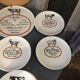CHEESE SERVICE 12 PLATES AND PORCELAIN TRAY AUTEUIL CREATION JACQUES LOBJOY