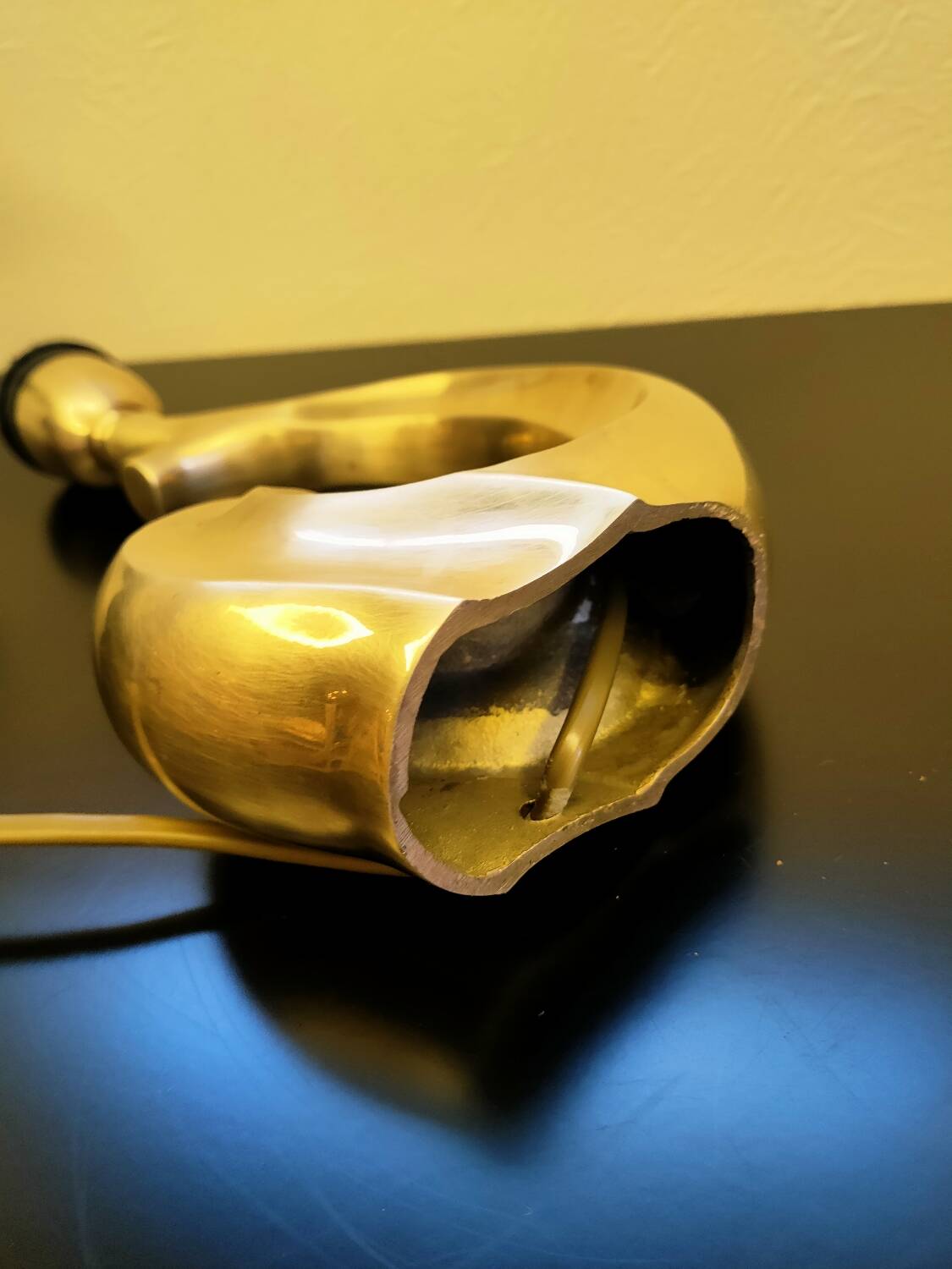 Lampe en laiton années 60