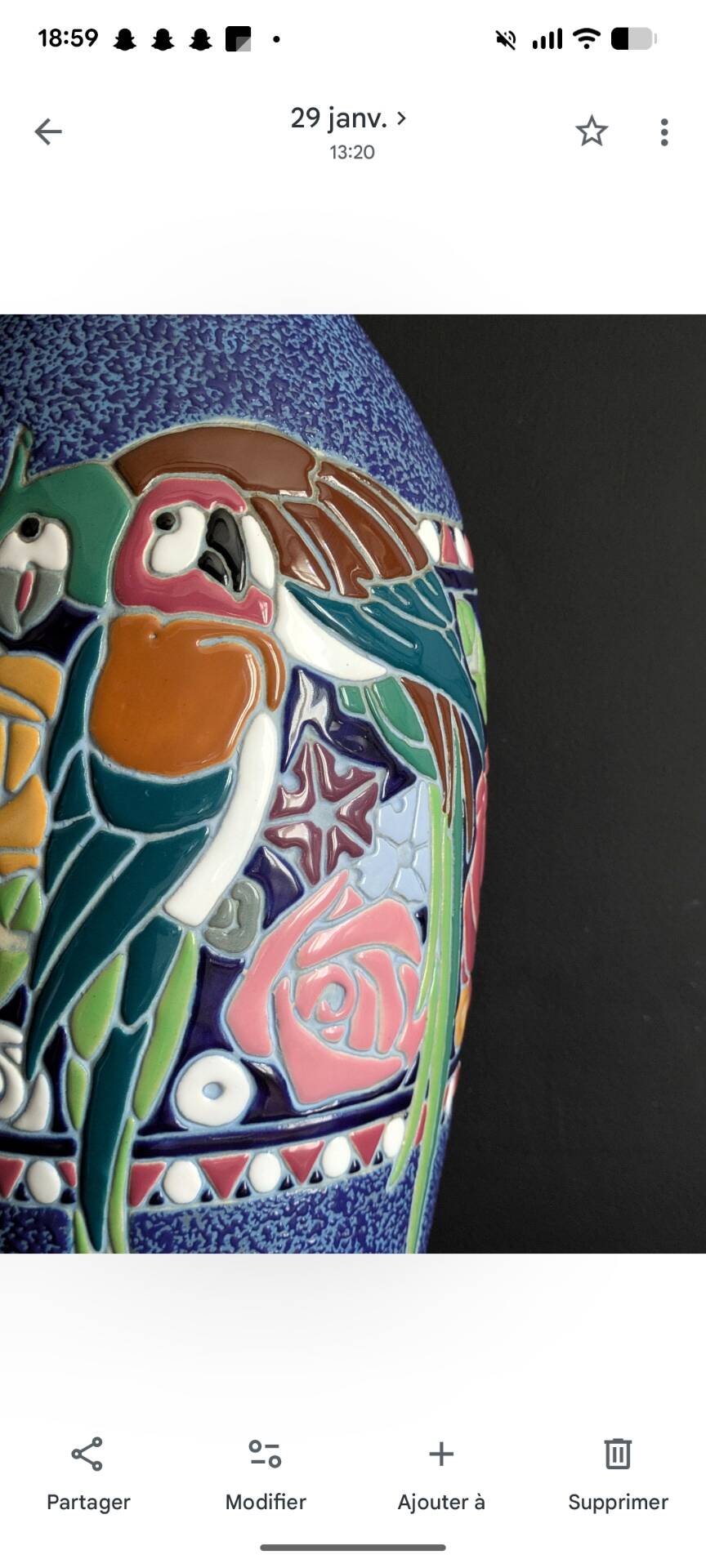 Pair of Art Deco vases