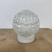 Vintage White Porcelain Wall Light, 1970s
