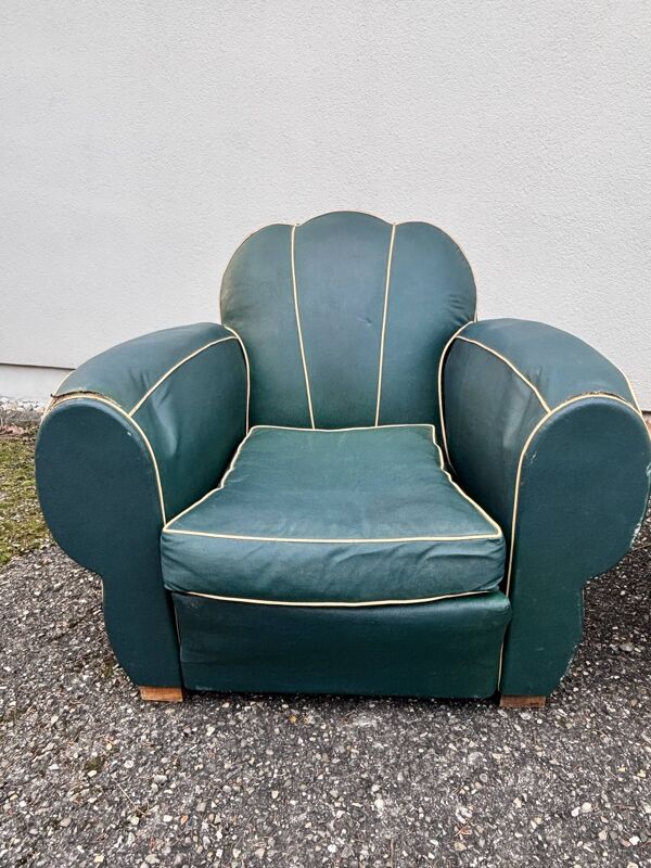 Paire de fauteuils club