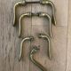 Set of 7 solid brass door handles