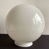 Opaline glass globe lampshade - vintage