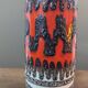 Scheurich West Germany 200-28 Fat Lava Vase, Vintage Red Ceramic