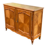 Louis XV buffet in solid wood from the 20th century with a turntable.