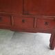 Small Asian lacquered wardrobe with 2 doors and 5 drawers.