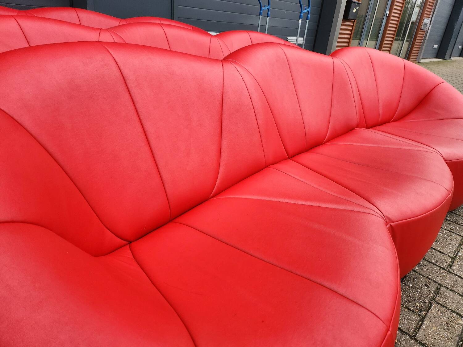 Ligne Roset - (6) pumpkin 3-seater sofa by Pierre Paulin