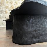 Burnt oak coffee table