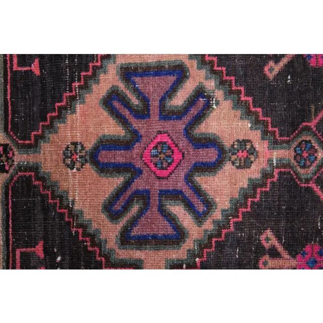 Vintage Turkish Oushak Handmade Wool Runner 55X235
