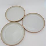 Set of 3 sandstone plates