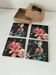 4 Orval coasters – Exotic decor with parrots and pomegranates