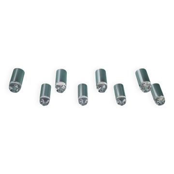 Raak Bullet 8 plafonniers ou appliques murales vintage, luminaires