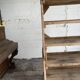 Raw poplar wood shelf