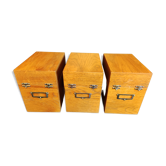 Boites de rangement en bois
