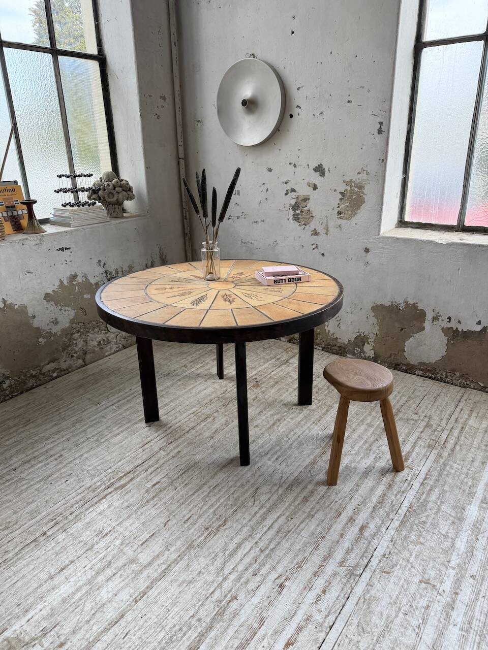 Herbier Capron ceramic dining table