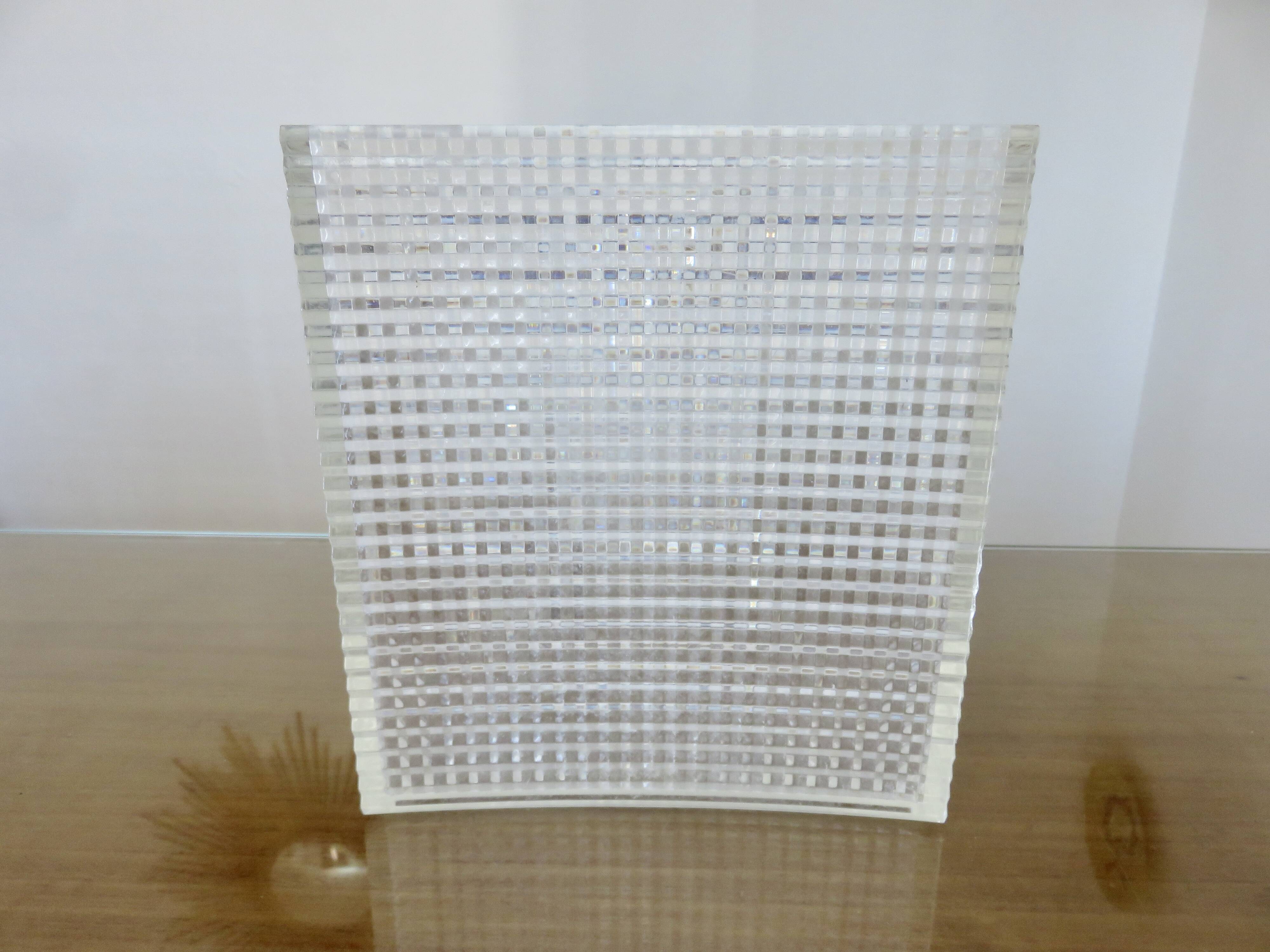 Lucite wastepaper basket "Sally designs", USA, 1970