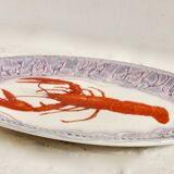 Dish ceramics lobster.