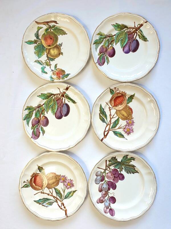 Longchamp Terre de fer dessert plates