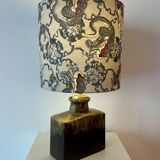 Average dragon lamp upcycled from an original Scheurich WGP vase.
