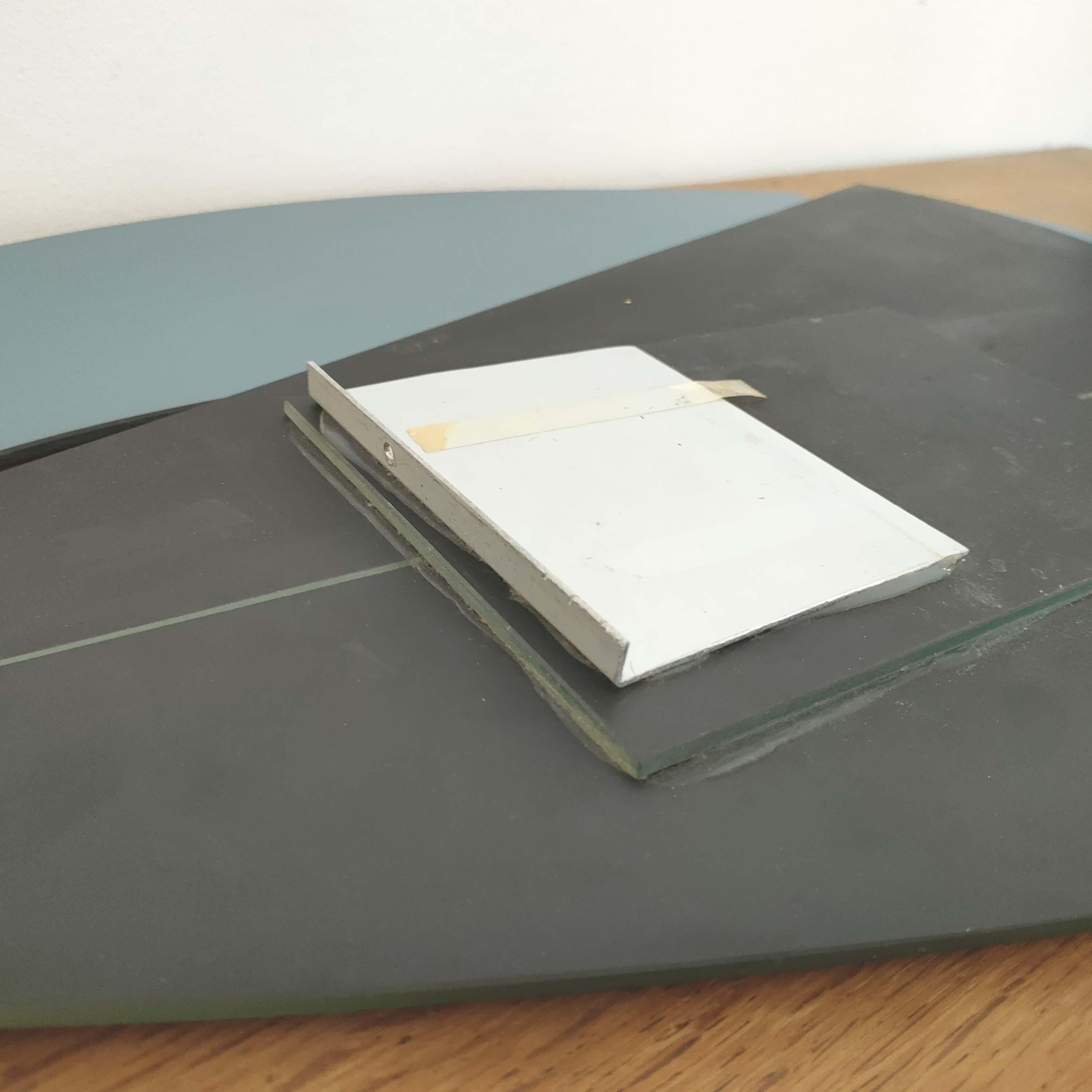 Two-tone sailboat mirror from the 70s 50x77cm