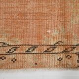 5x8 Salmon & Peach Geometric Persian Rug, 156x255Cm