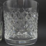 Set of 4 mismatched whiskey glasses