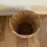 Pop-up Christmas 2022 - Vintage round basket / old basket in Dame-Jeanne