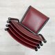 Suite de 4 chaises vintage Mullca 510.