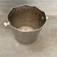 Hammered metal ice bucket