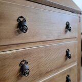 Antique English secretary display cabinet