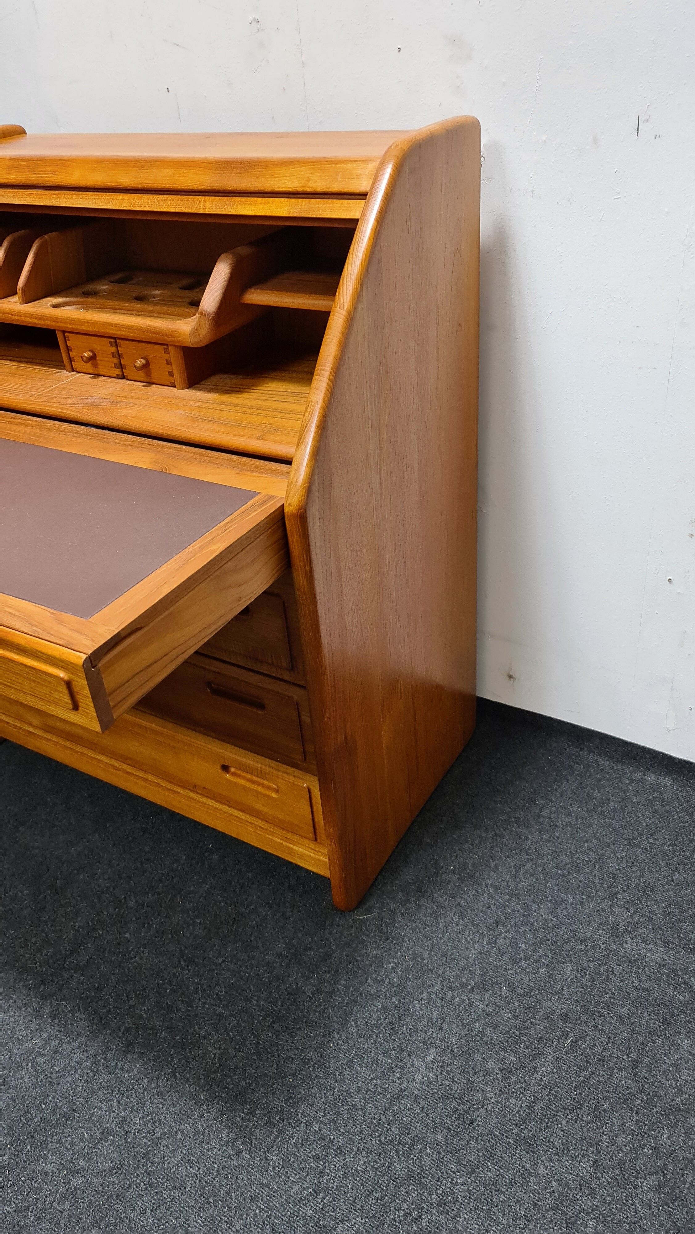 Secrétaire au design danois en teck par Langeskov Møbelfabrik A/S