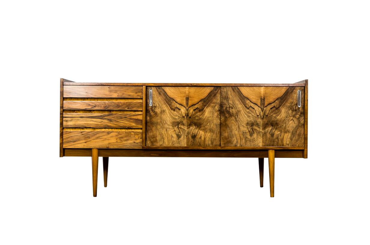 Mid Century Sideboard By Bytomskie Fabryki Mebli, Poland, 1960's