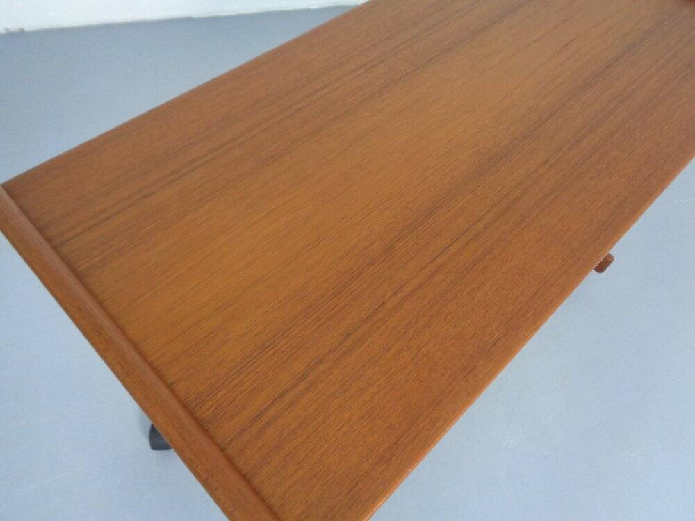 Teak Working Table, Denmark, 1960s