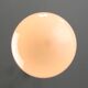 Mid-century Italian Brass and Opaline Glass Pendant Lamp