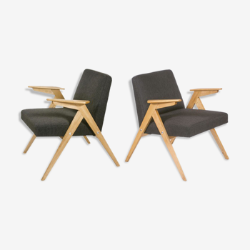 paire de fauteuils scandinave