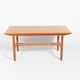Extendable coffee table by Carl Malmsten for Afors Mobelfabriks, Sweden 1960