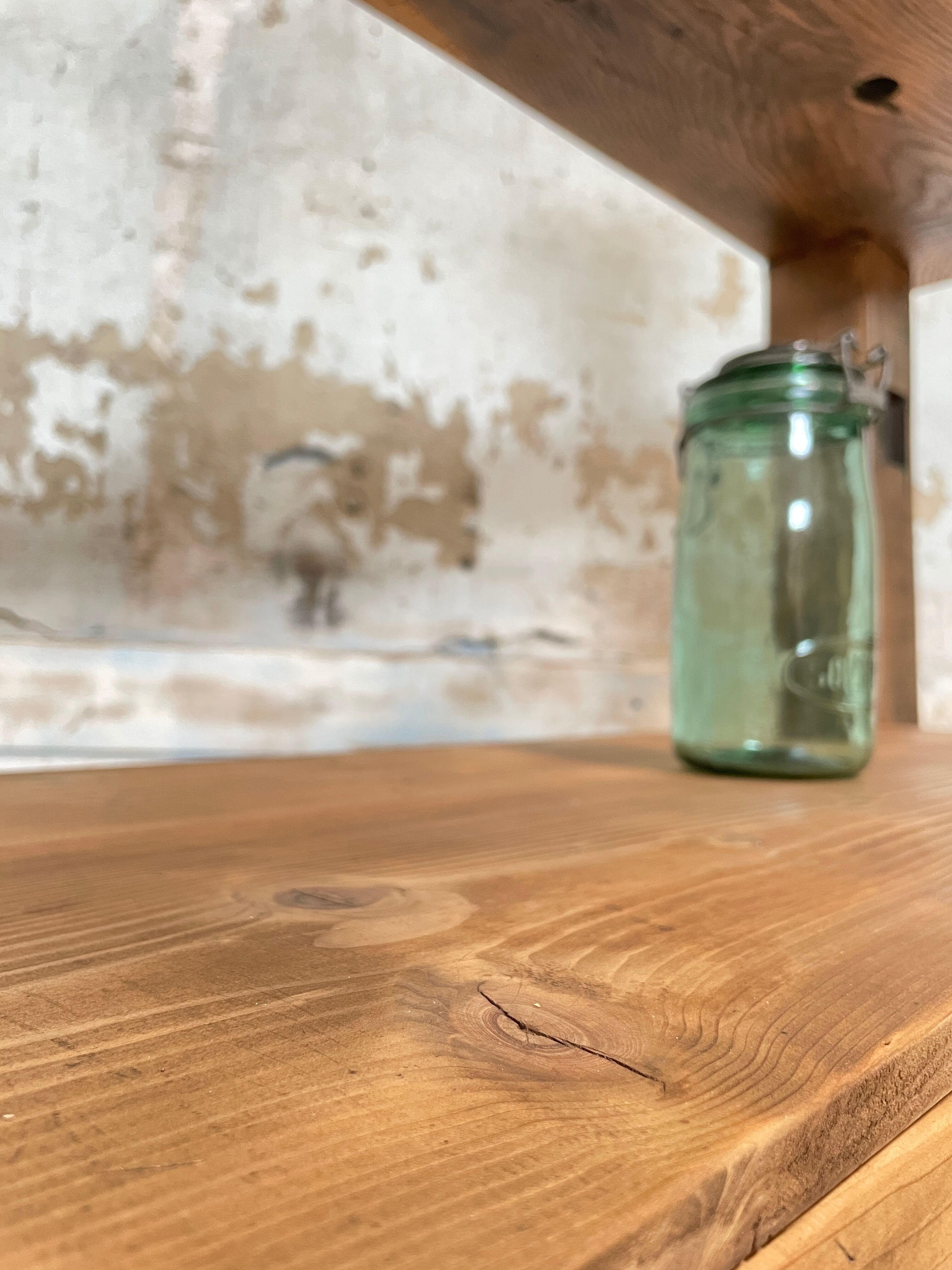 Workshop workbench in solid oak