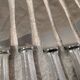 12 silver-plated dessert knives by Christofle America