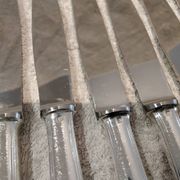 12 silver-plated dessert knives by Christofle America