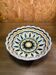 Quimper HB plate with Breton geometric design, vintage ceramic.