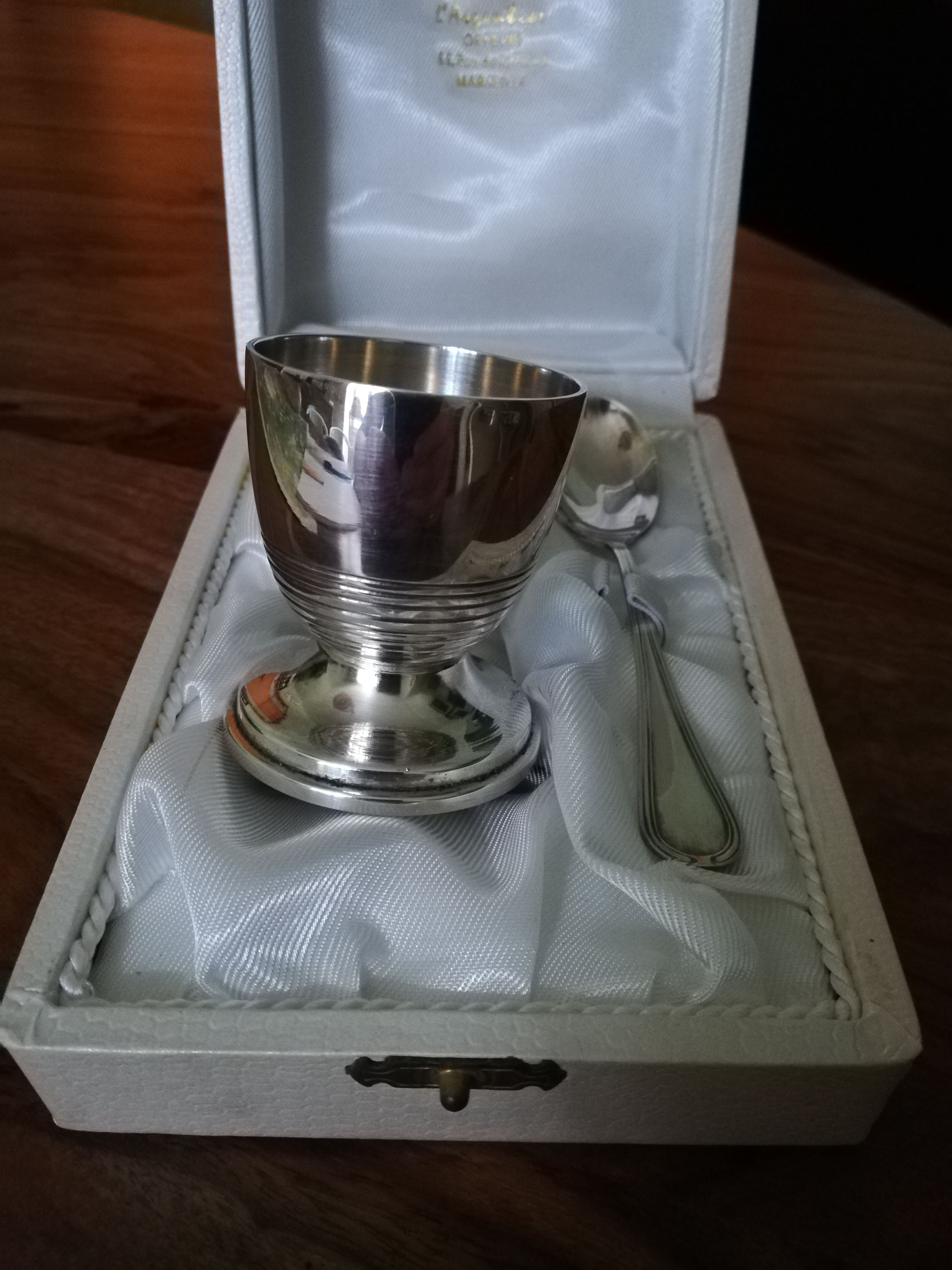 Coquetier and his spoon