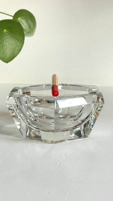CENDRIER Vide-Poche CRISTAL Vintage