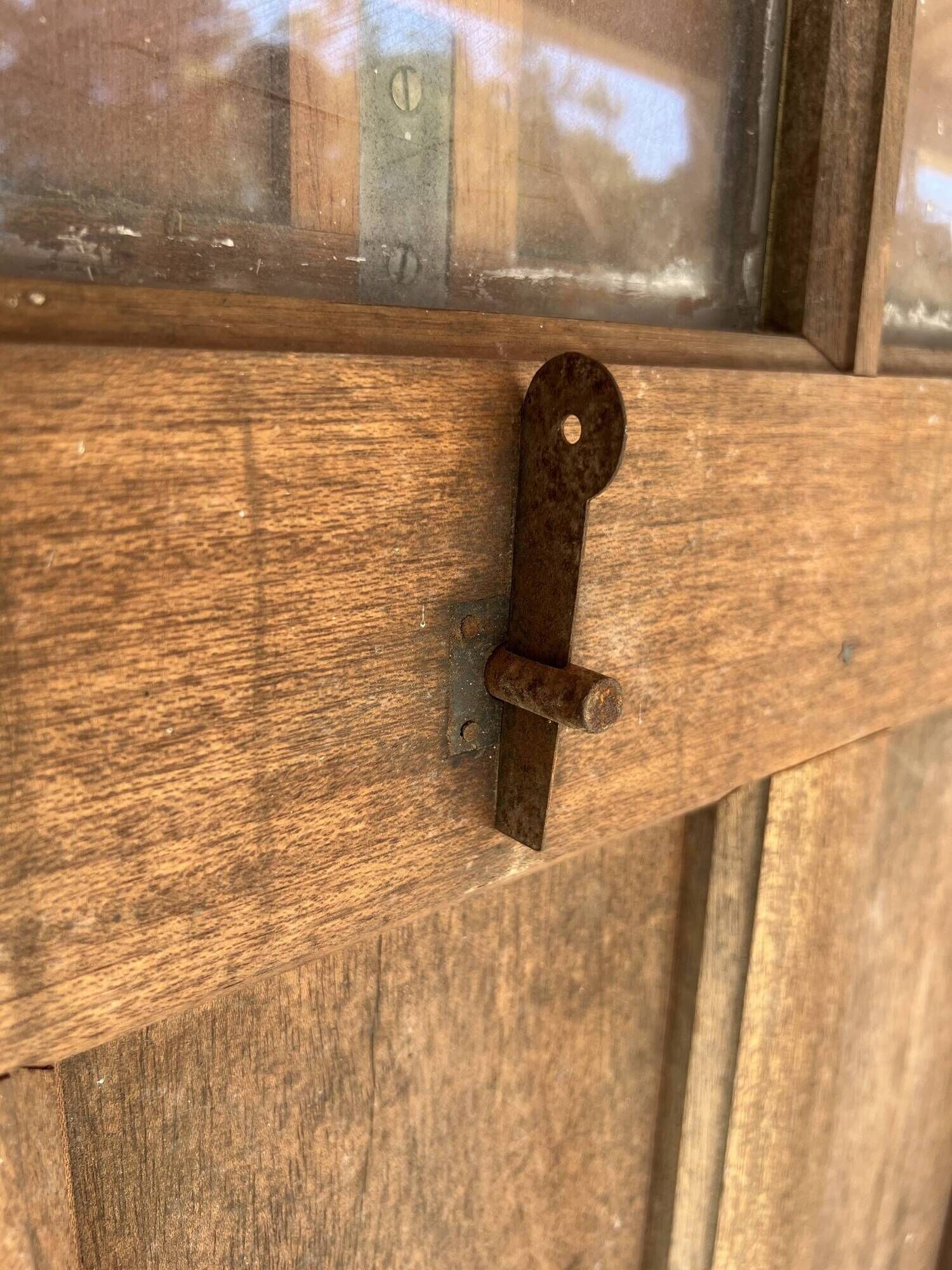 Wooden doors for an old shop front + frame