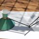 Grande Applique Diabolo René Mathieu pour Lunel couleur vert d’eau
