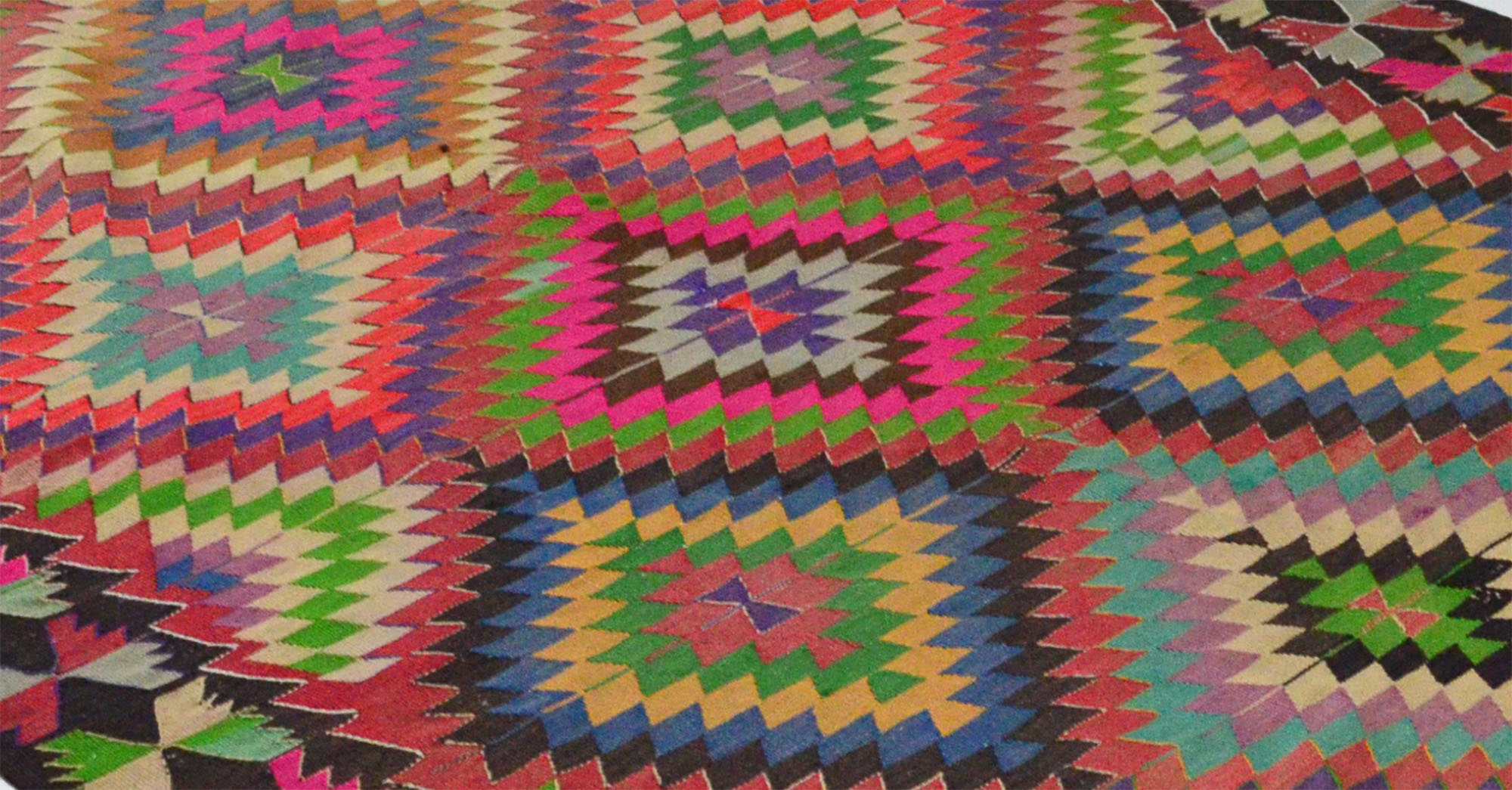 Anatolian handmade kilim rug 292 cm x 182 cm