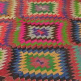 Anatolian handmade kilim rug 292 cm x 182 cm