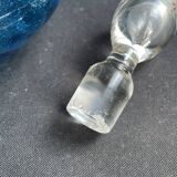 Large enameled blue carafe