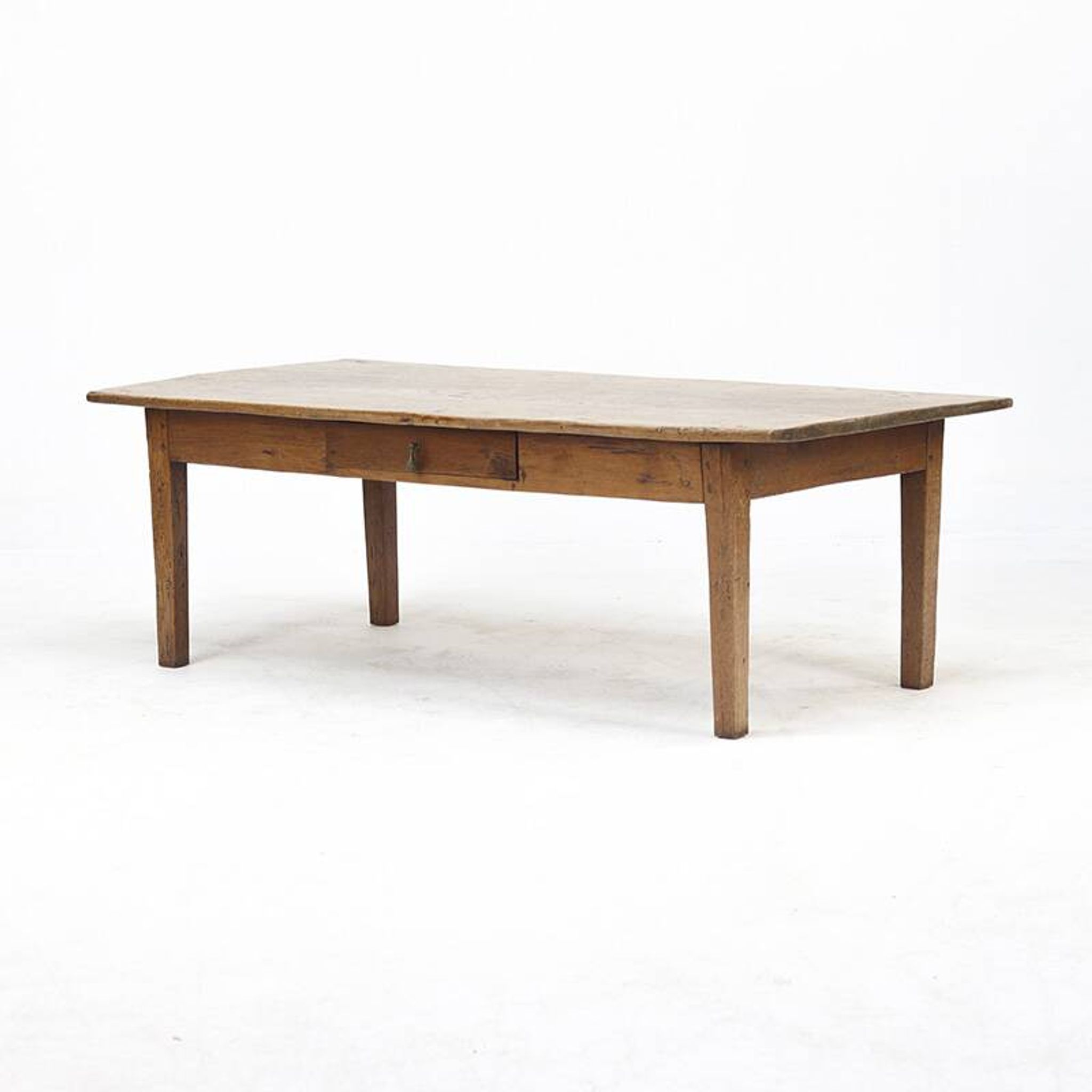 Table basse de ferme rustique en chêne