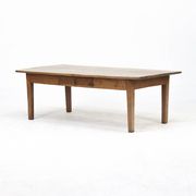 Table basse de ferme rustique en chêne