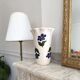 Vase Poët-Laval décor anémones et col tulipe - années 60-70
